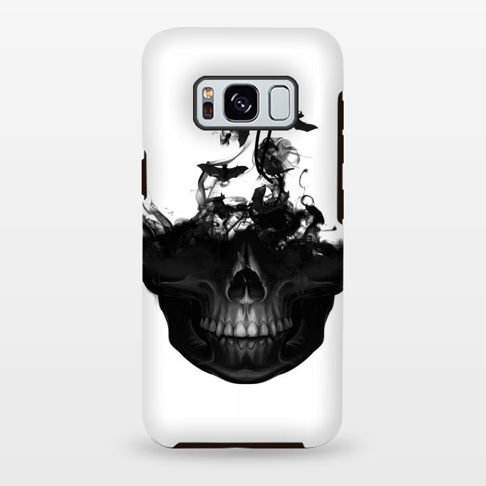 Galaxy S8 plus StrongFit black skull by haroulita