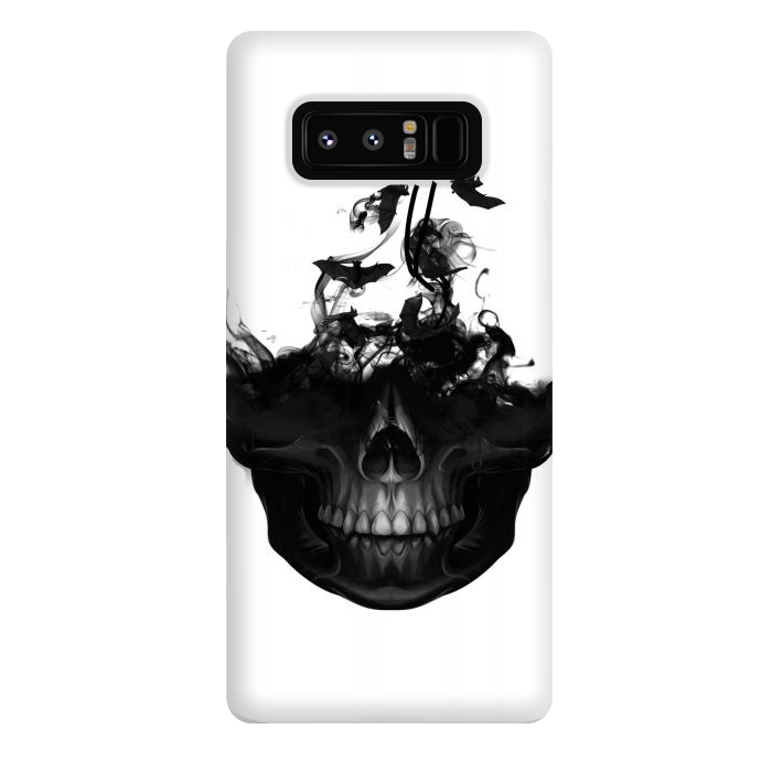 Galaxy Note 8 StrongFit black skull by haroulita