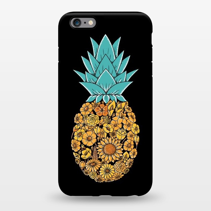 iPhone 6/6s plus StrongFit Pineapple Floral by Coffee Man