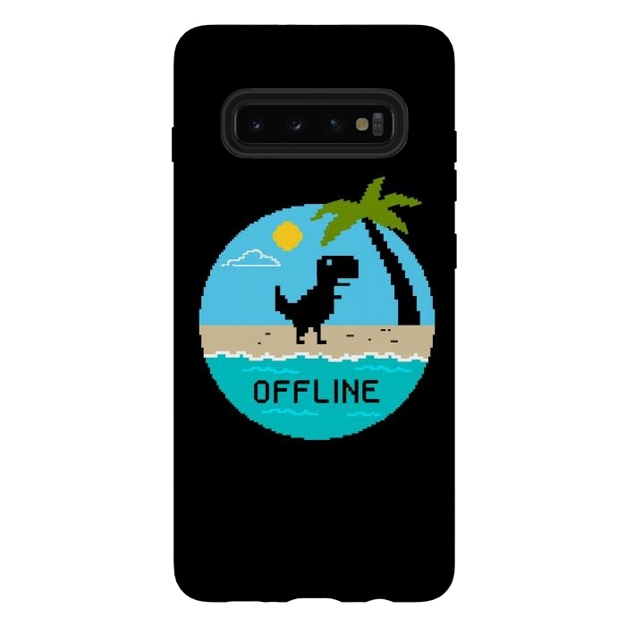 Galaxy S10 plus StrongFit Offline by Coffee Man