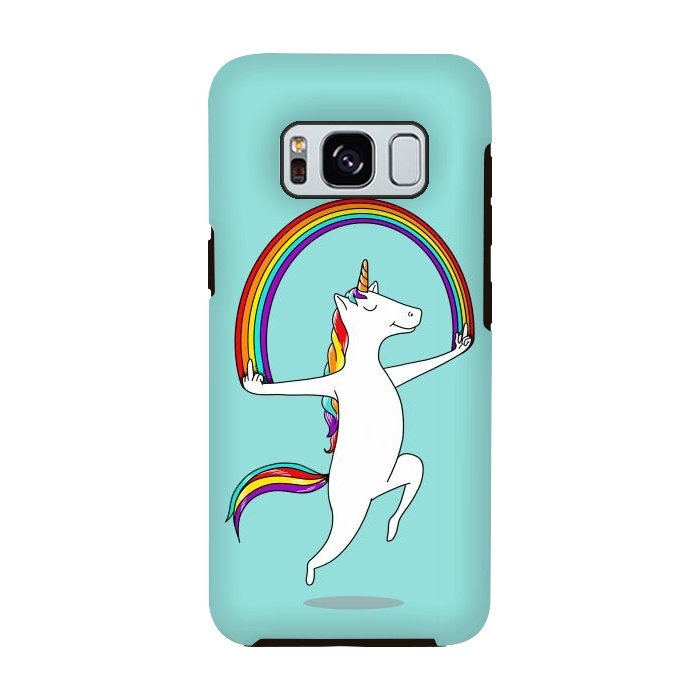 Galaxy S8 StrongFit Unicorn Magic by Coffee Man
