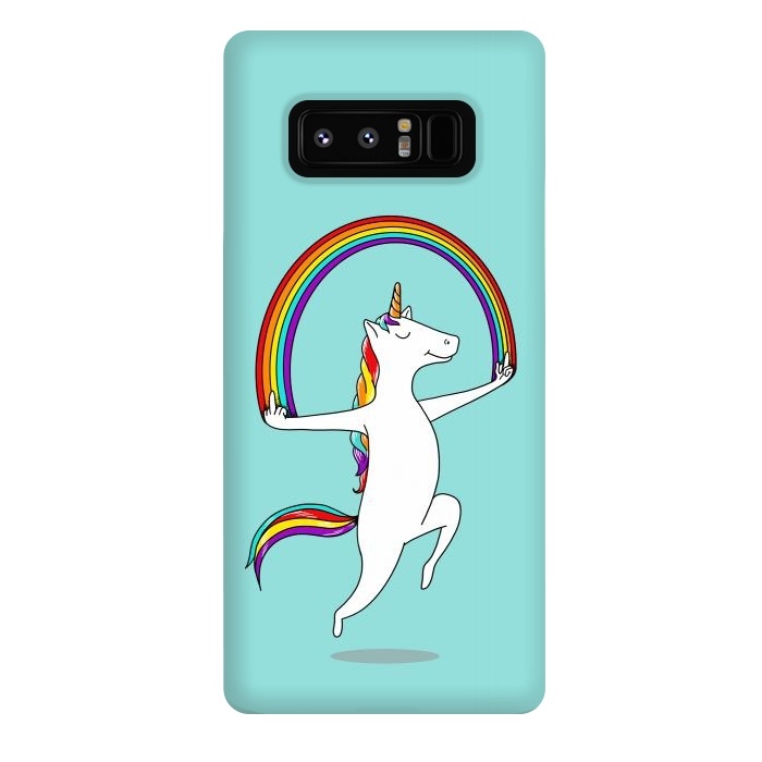Galaxy Note 8 StrongFit Unicorn Magic by Coffee Man