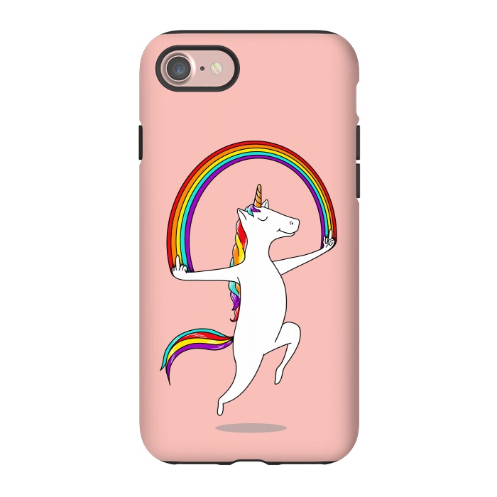 iPhone 7 StrongFit Unicorn Magic pink by Coffee Man