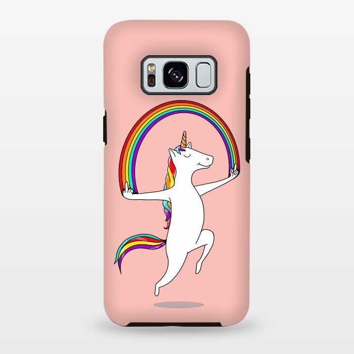 Galaxy S8 plus StrongFit Unicorn Magic pink by Coffee Man
