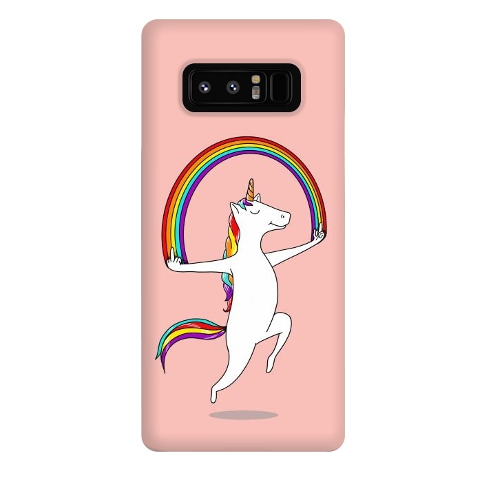 Galaxy Note 8 StrongFit Unicorn Magic pink by Coffee Man