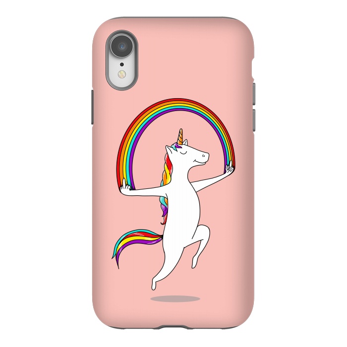 iPhone Xr StrongFit Unicorn Magic pink by Coffee Man