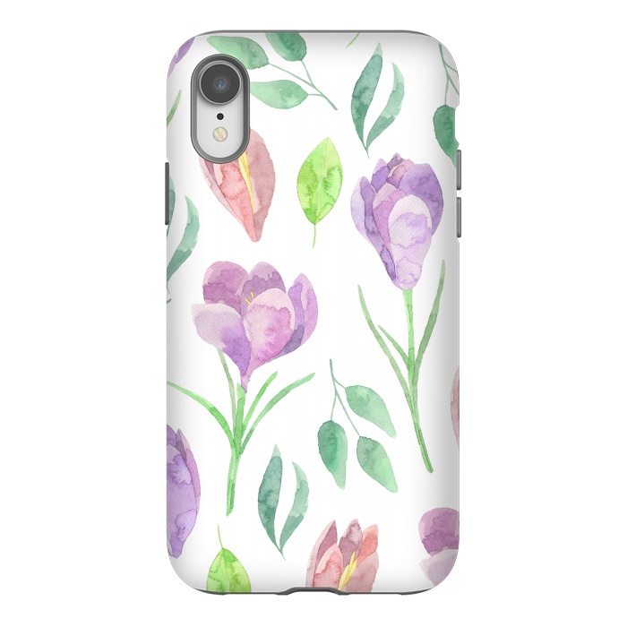 iPhone Xr StrongFit flower power by haroulita