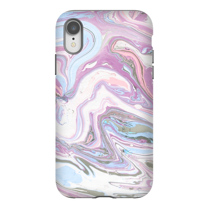 iPhone Xr StrongFit purple marble art by haroulita