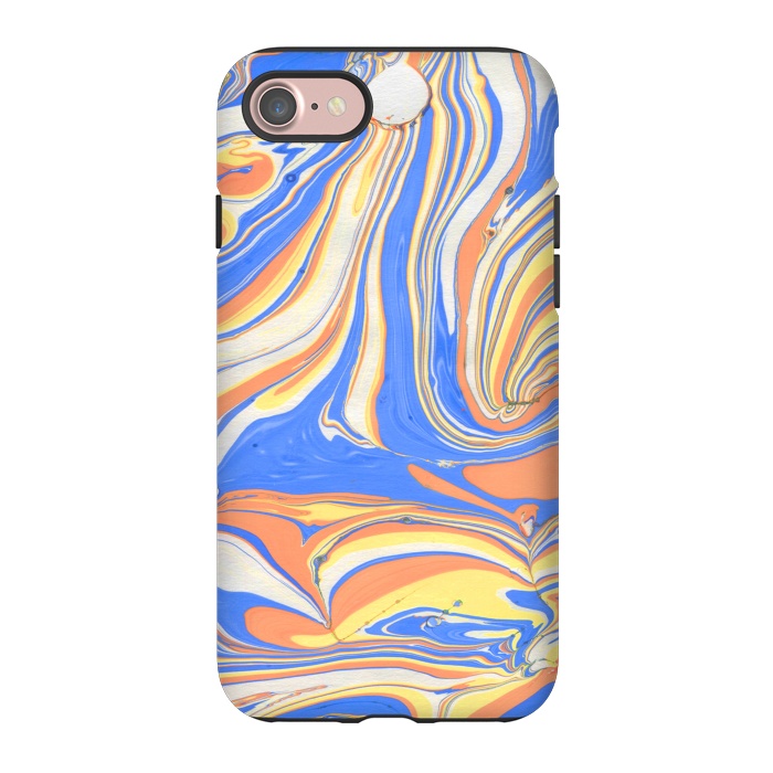 iPhone 7 StrongFit funky marble by haroulita