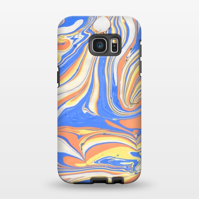 Galaxy S7 EDGE StrongFit funky marble by haroulita