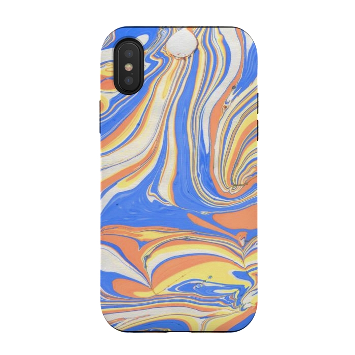 iPhone Xs / X StrongFit funky marble by haroulita