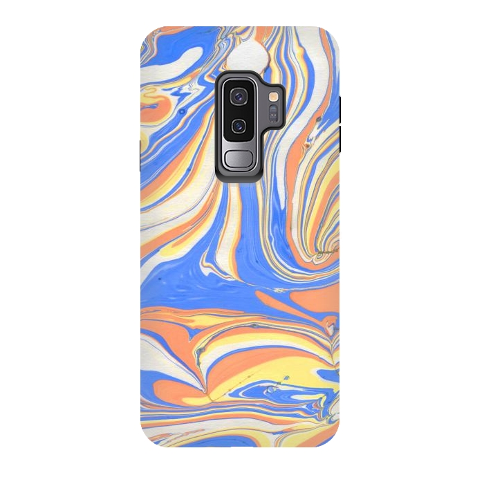 Galaxy S9 plus StrongFit funky marble by haroulita