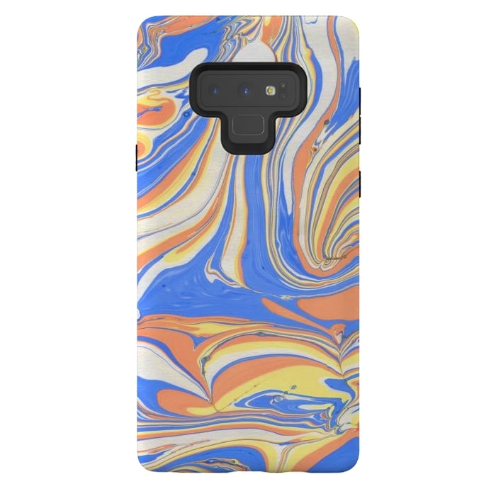 Galaxy Note 9 StrongFit funky marble by haroulita
