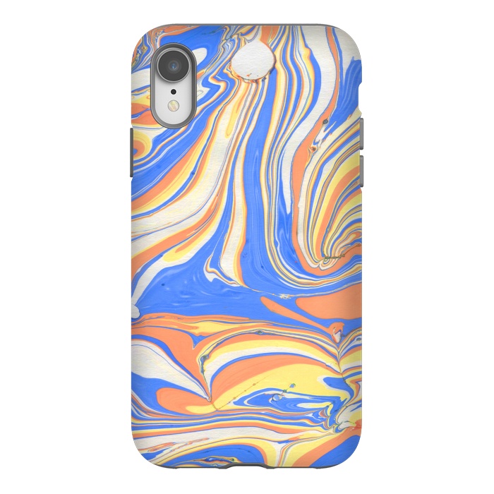 iPhone Xr StrongFit funky marble by haroulita
