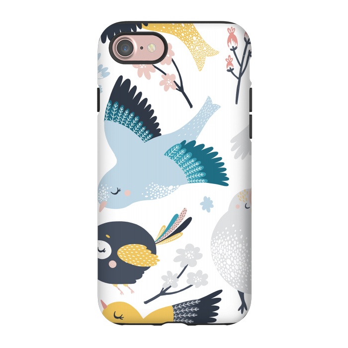 iPhone 7 StrongFit birds pattern by haroulita