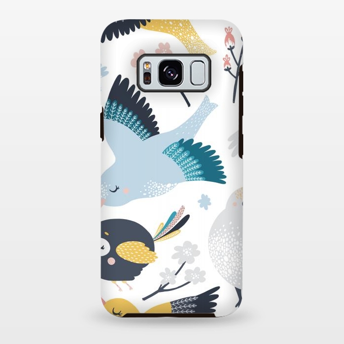 Galaxy S8 plus StrongFit birds pattern by haroulita