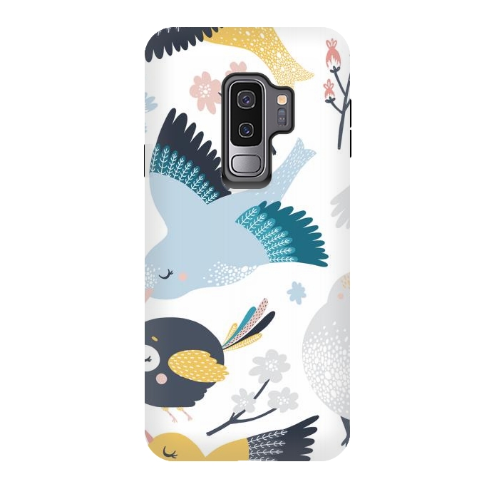 Galaxy S9 plus StrongFit birds pattern by haroulita