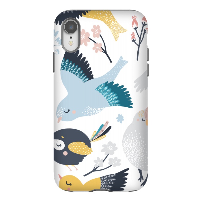iPhone Xr StrongFit birds pattern by haroulita
