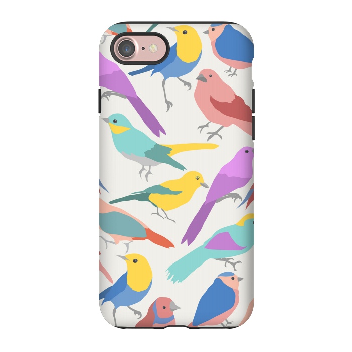 iPhone 7 StrongFit colroful birds by haroulita