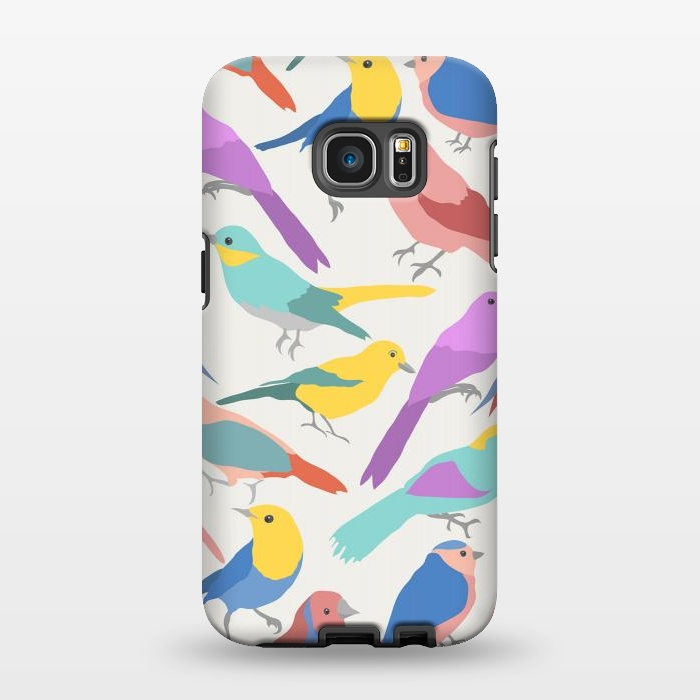 Galaxy S7 EDGE StrongFit colroful birds by haroulita