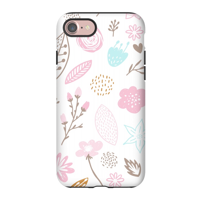 iPhone 7 StrongFit multi floral pattern x by haroulita
