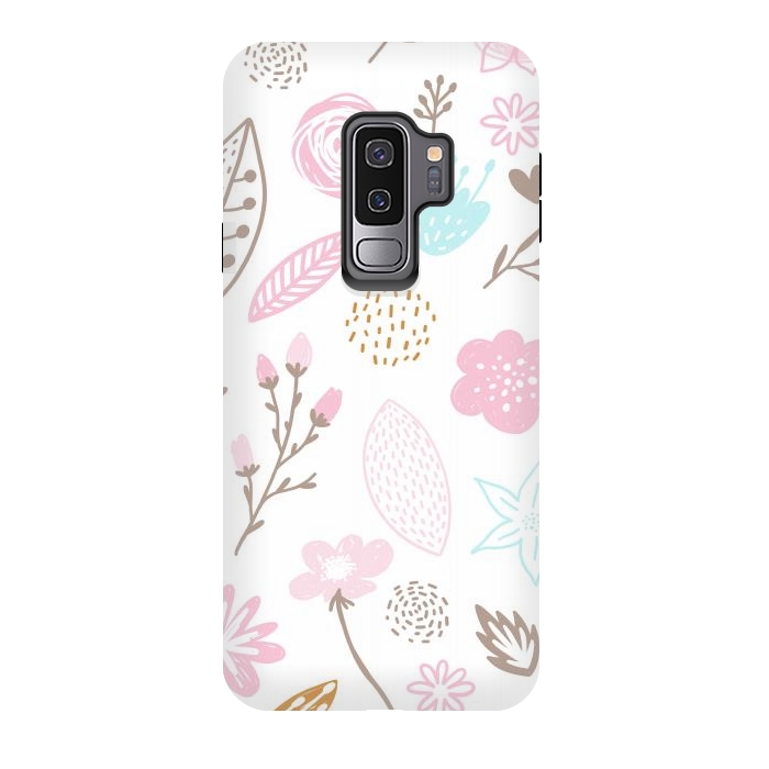 Galaxy S9 plus StrongFit multi floral pattern x by haroulita