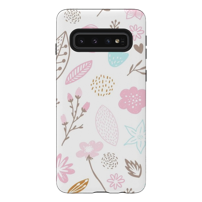 Galaxy S10 StrongFit multi floral pattern x by haroulita