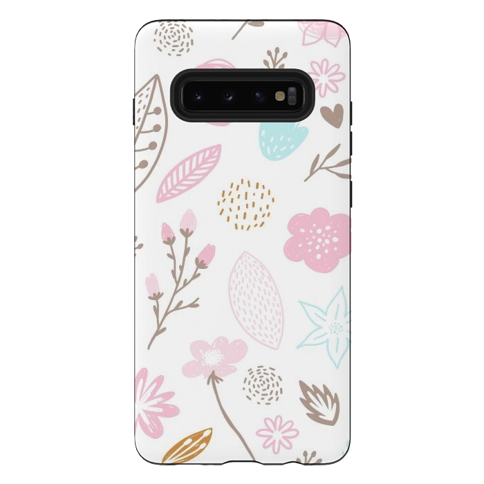 Galaxy S10 plus StrongFit multi floral pattern x by haroulita