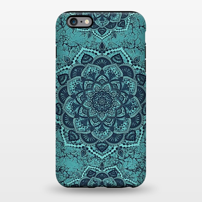 iPhone 6/6s plus StrongFit Mandala flower marble by Jms