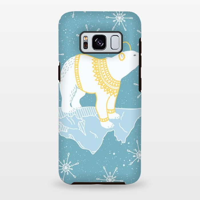 Galaxy S8 plus StrongFit white bear by haroulita