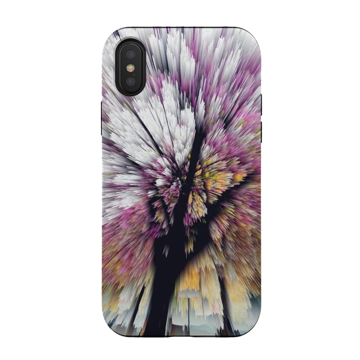iPhone Xs / X StrongFit glitchy tree by haroulita