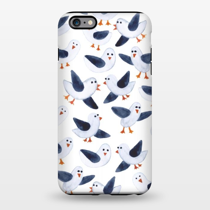 iPhone 6/6s plus StrongFit Salt and Pepper Seagulls by gingerlique