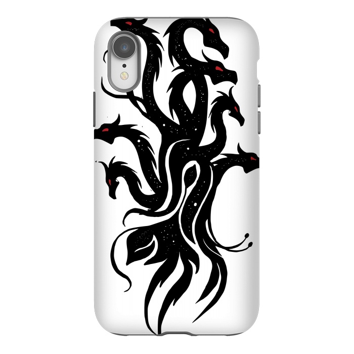 iPhone Xr StrongFit Dragon tribal art by Josie