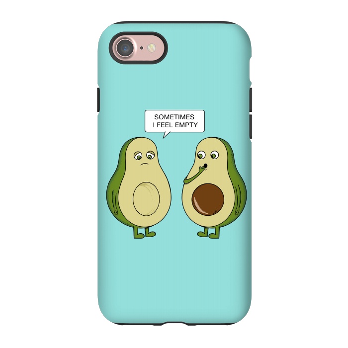 iPhone 7 StrongFit Avocado Empty by Coffee Man