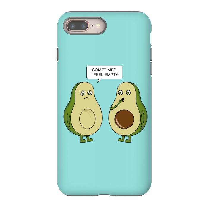 iPhone 7 plus StrongFit Avocado Empty by Coffee Man