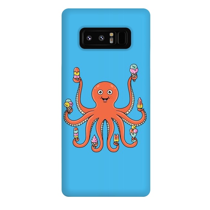 Galaxy Note 8 StrongFit Octopus Ice Creams by Coffee Man