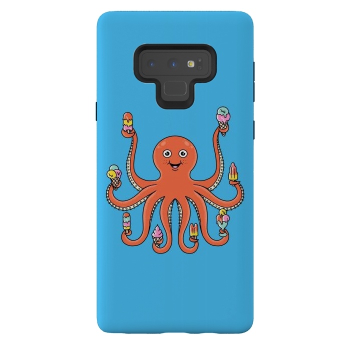 Galaxy Note 9 StrongFit Octopus Ice Creams by Coffee Man