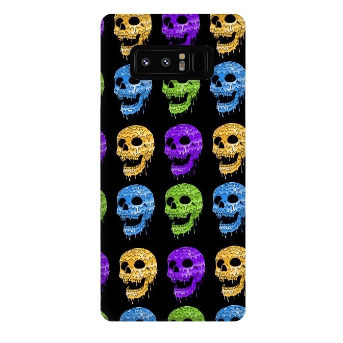 Galaxy Note 8 StrongFit Skulls Colors by Coffee Man