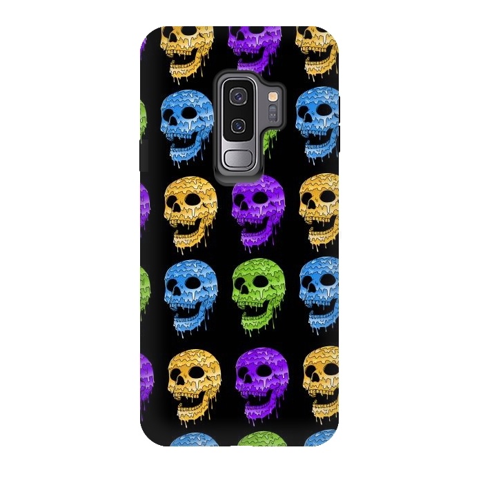 Galaxy S9 plus StrongFit Skulls Colors by Coffee Man