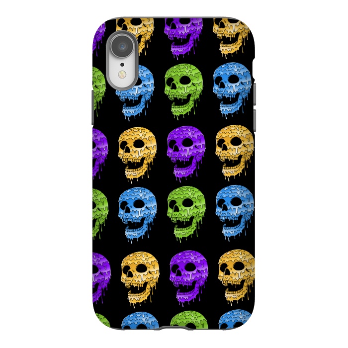 iPhone Xr StrongFit Skulls Colors by Coffee Man