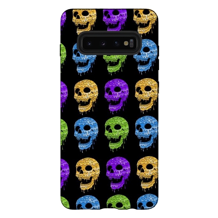 Galaxy S10 plus StrongFit Skulls Colors by Coffee Man