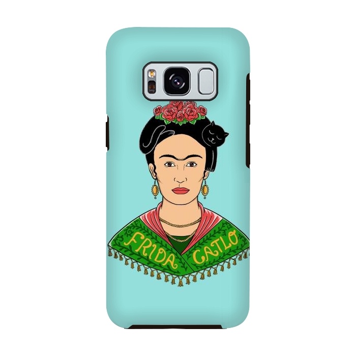 Galaxy S8 StrongFit Frida Catlo by Coffee Man