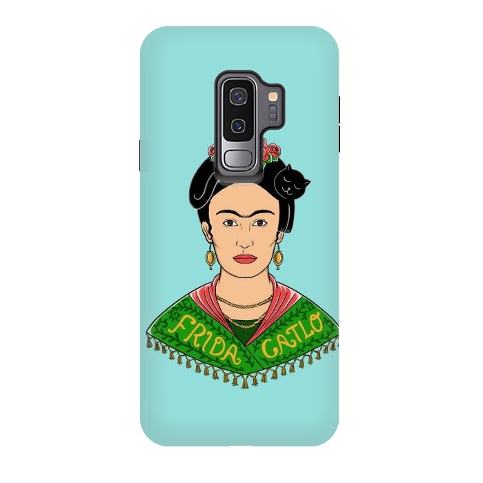 Galaxy S9 plus StrongFit Frida Catlo by Coffee Man