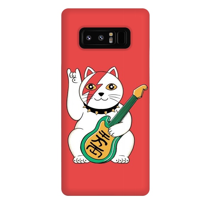 Galaxy Note 8 StrongFit Cat Lucky by Coffee Man