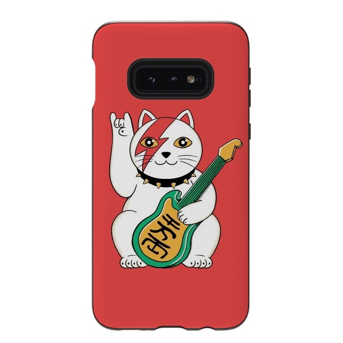 Galaxy S10e StrongFit Cat Lucky by Coffee Man