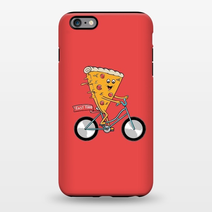 iPhone 6/6s plus StrongFit Pizza Fast Food Red by Coffee Man