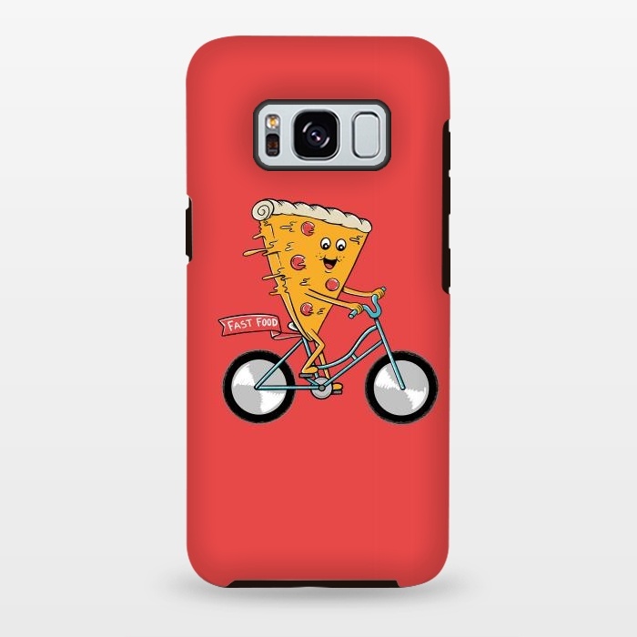 Galaxy S8 plus StrongFit Pizza Fast Food Red by Coffee Man