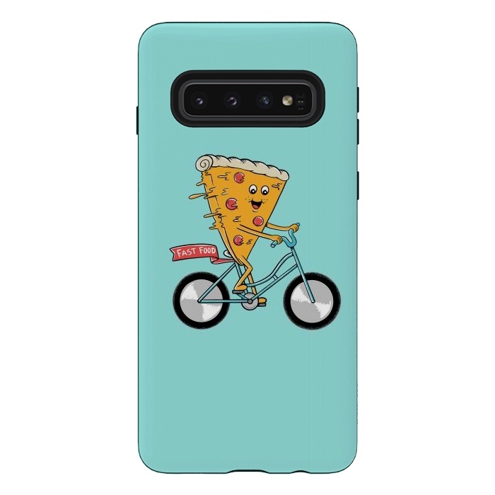 Galaxy S10 StrongFit Pizza Fast Food by Coffee Man