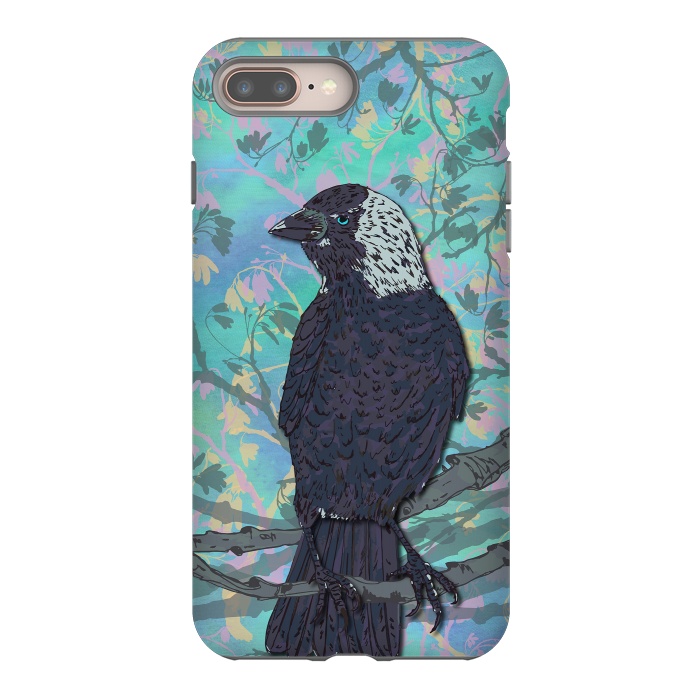 iPhone 7 plus StrongFit Forever Jackdaw by Lotti Brown