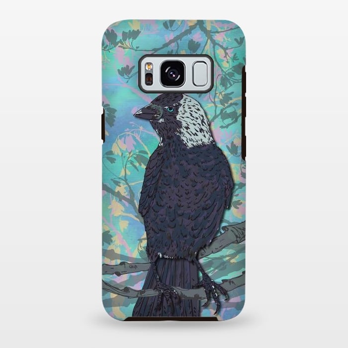 Galaxy S8 plus StrongFit Forever Jackdaw by Lotti Brown